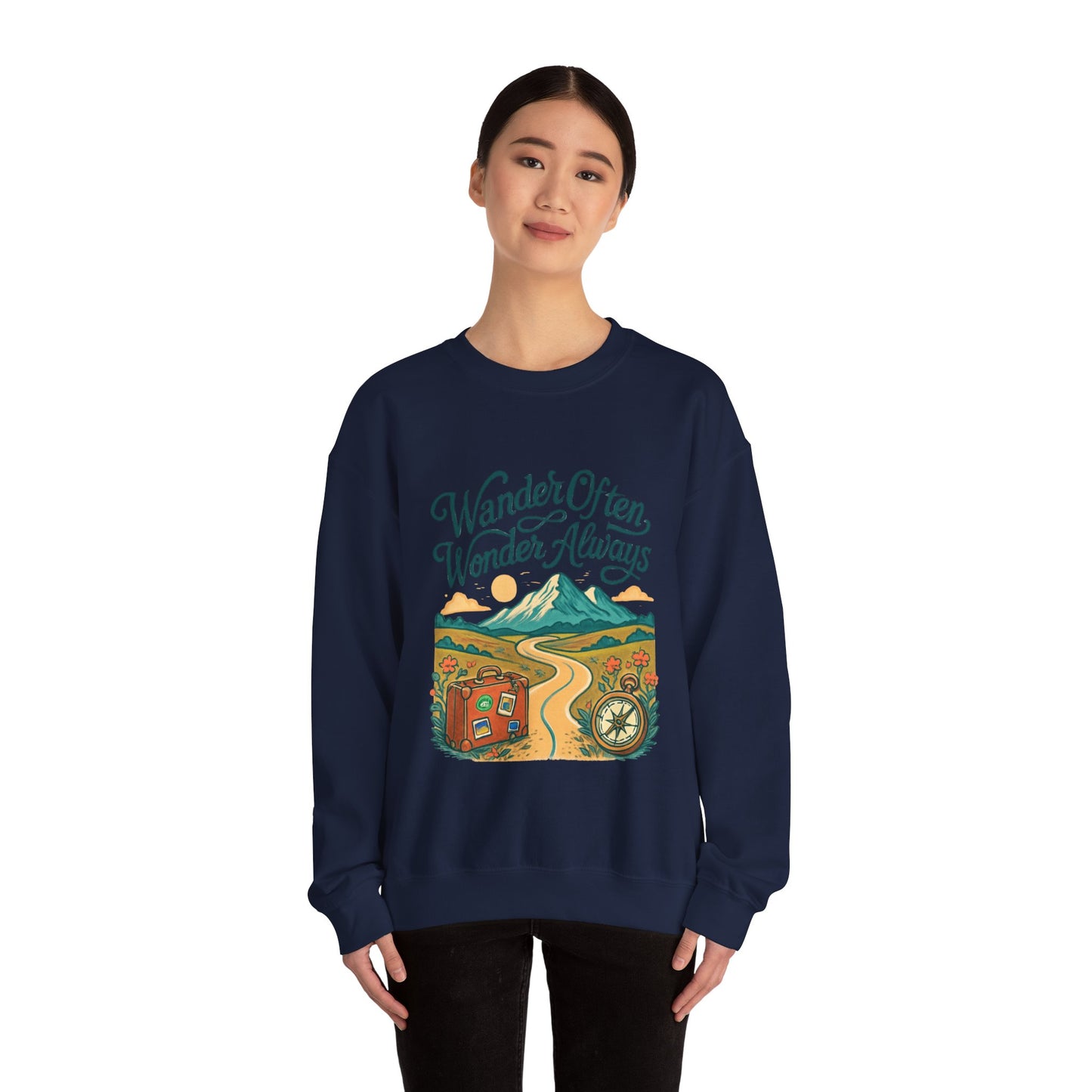 Unisex Heavy Blend™ Crewneck Sweatshirt - Cozy Fleece Pullover