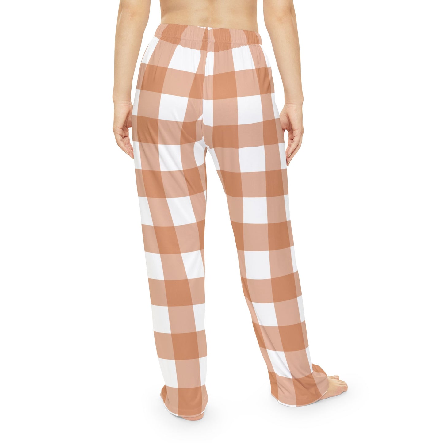 Checkered Women's Pajama Pants - Cozy Lounge Wear and Sleepwear, Gift for Her