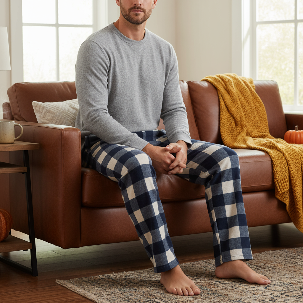 Cozy Men's Pajama Pants - Stylish Lounge Wear