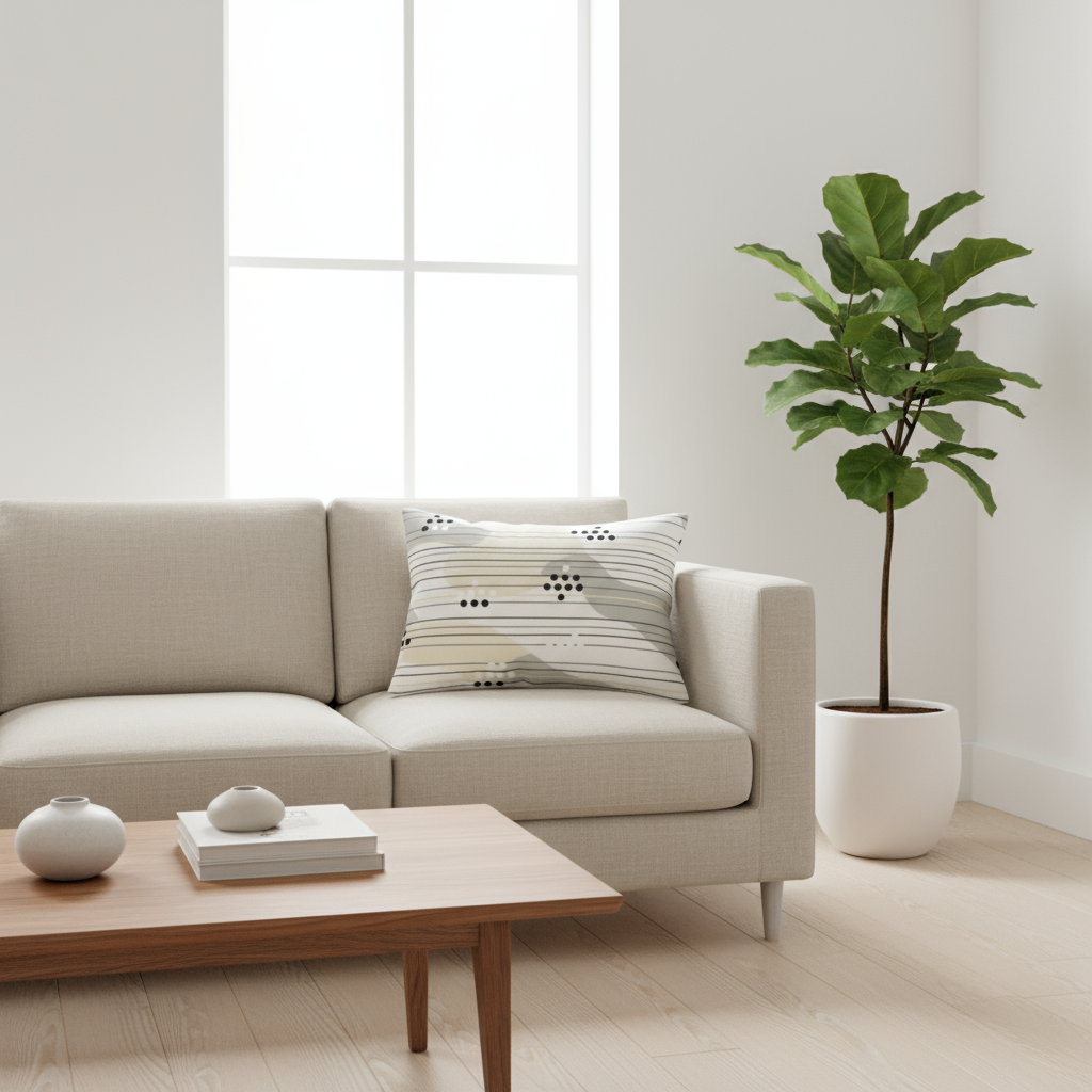 Abstract Lumbar Pillow