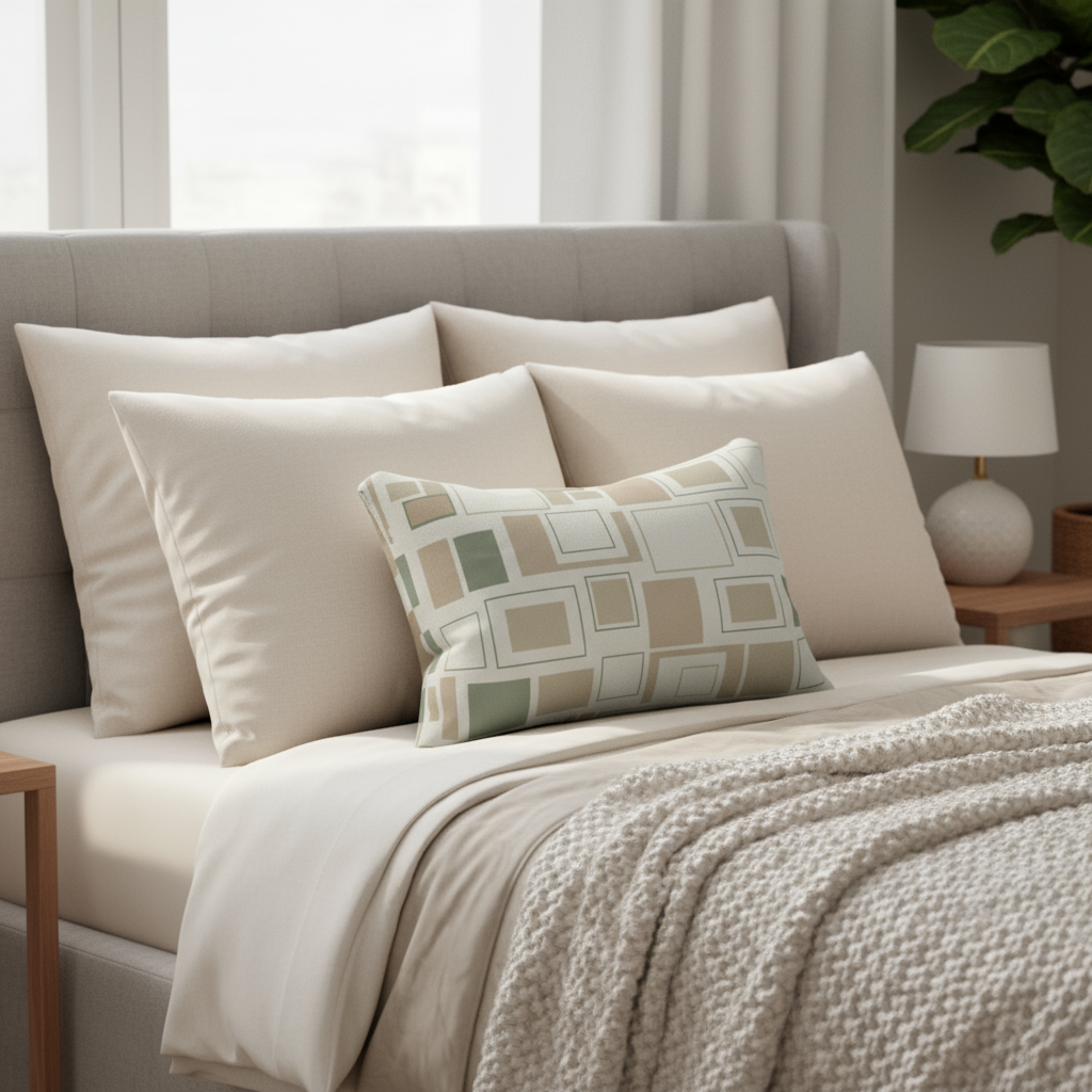 Abstract Geometric Pillow