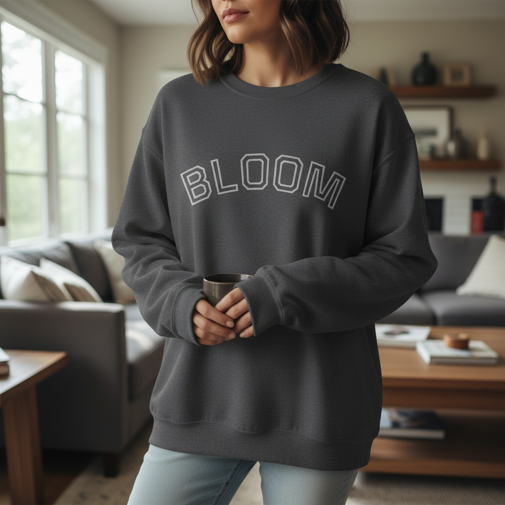 Gray Crewneck Sweatshirt - Cozy Everyday Pullover