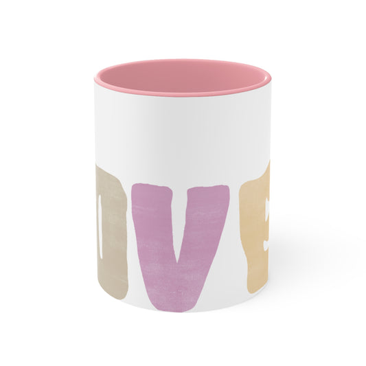 Love Accent Mug