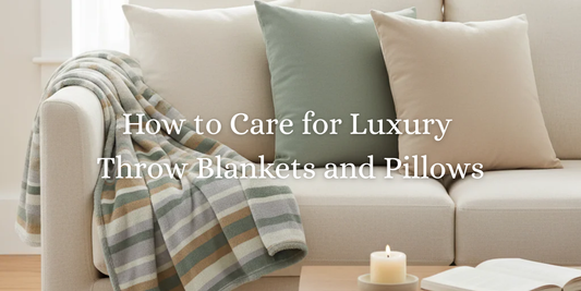 How to Care for Luxury Throw Blankets and Pillows