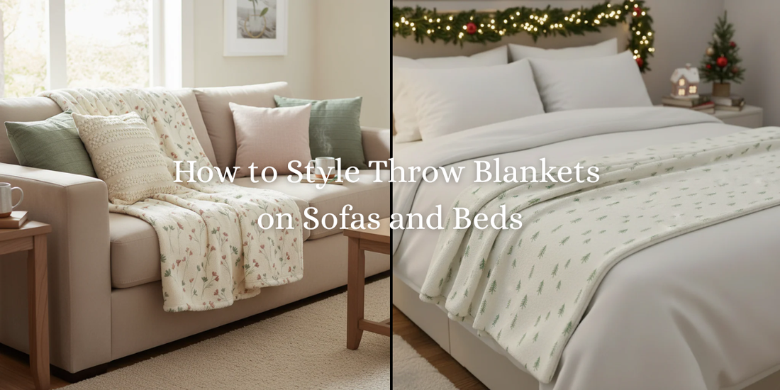 How to Style Throw Blankets on Sofas and Beds