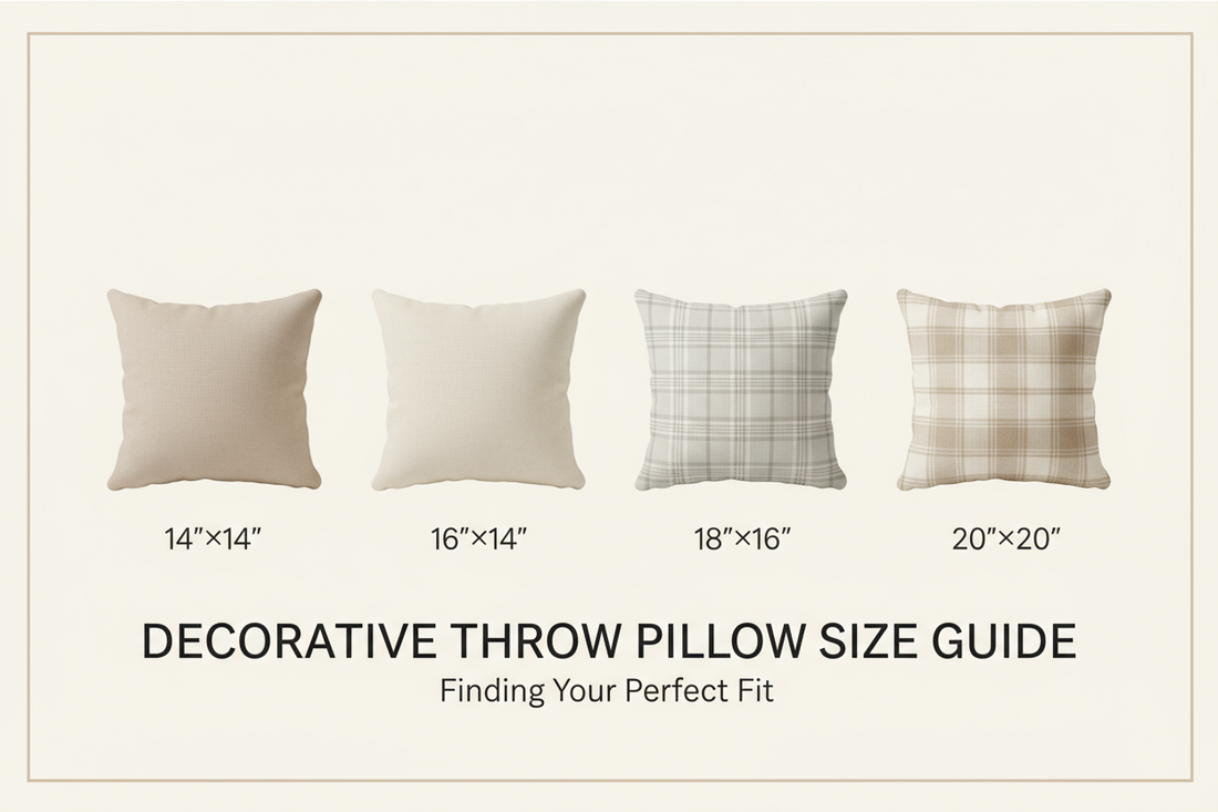 How to Choose the Perfect Pillow Size for Your Sofa, Bed, and Chairs