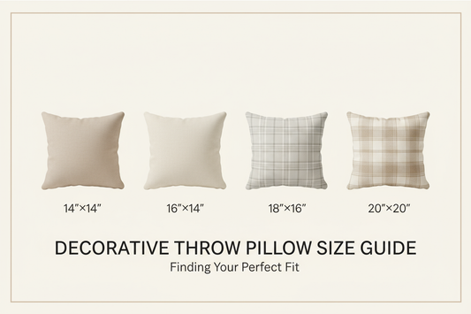 How to Choose the Perfect Pillow Size for Your Sofa, Bed, and Chairs