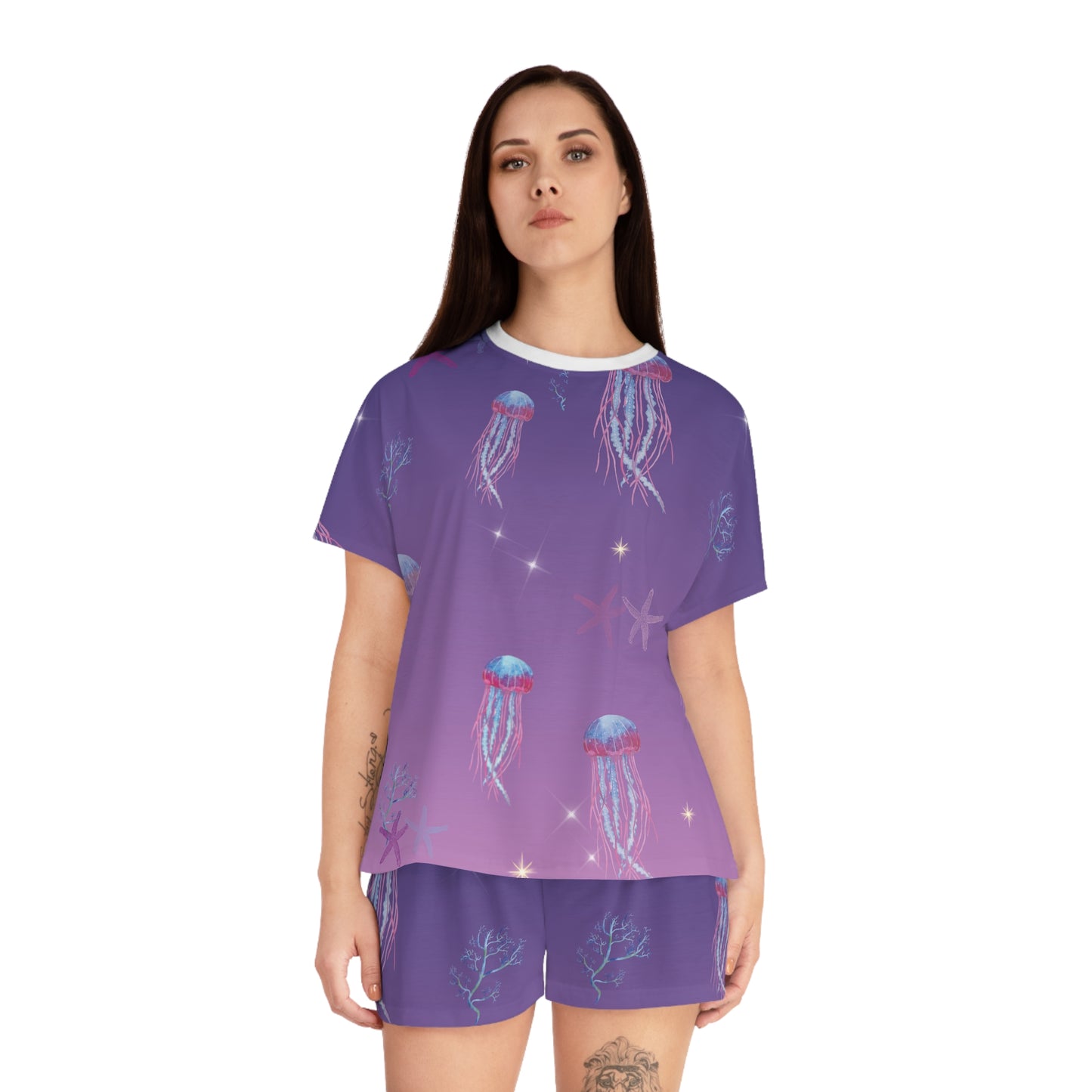 Short Pajama Set - Jellyfish Dream Women's Pajamas