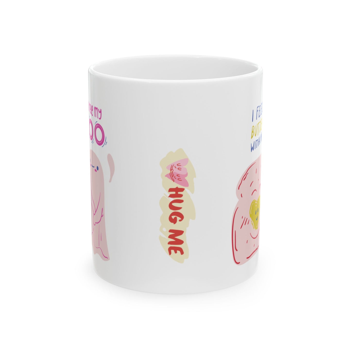 Ceramic Mug - Cute &quot;Hug Me&quot; Animal Lover Mug