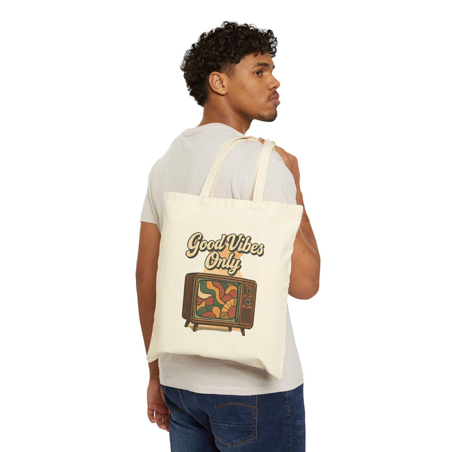 Cotton Canvas Tote Bag - Durable 15"x16" Everyday Carry Bag