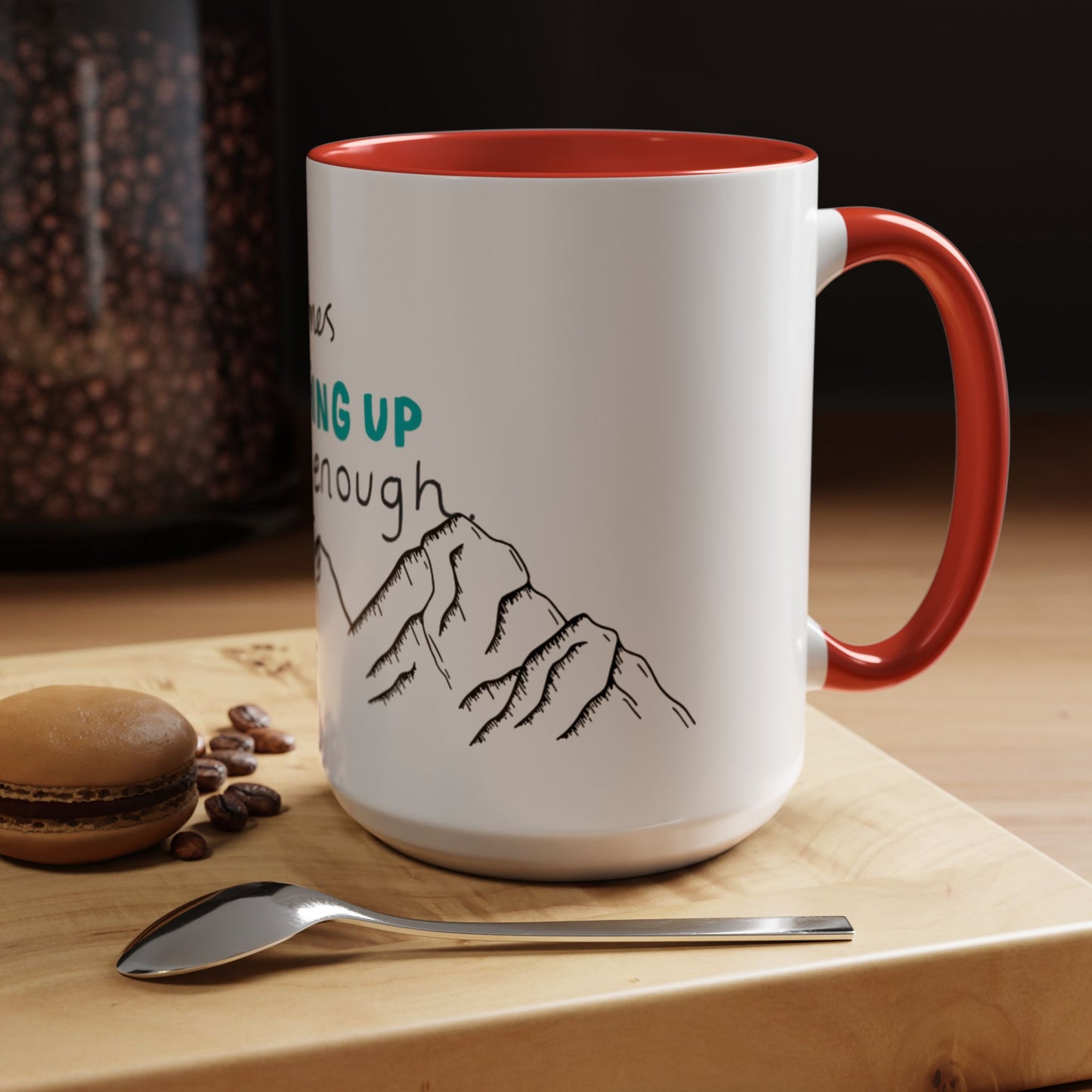 Inspirational Coffee Mug: Nature Vibes, Perfect Gift for Adventure Lovers, Motivational Tea Cup, Unique Office Decor, Self-Care Essential