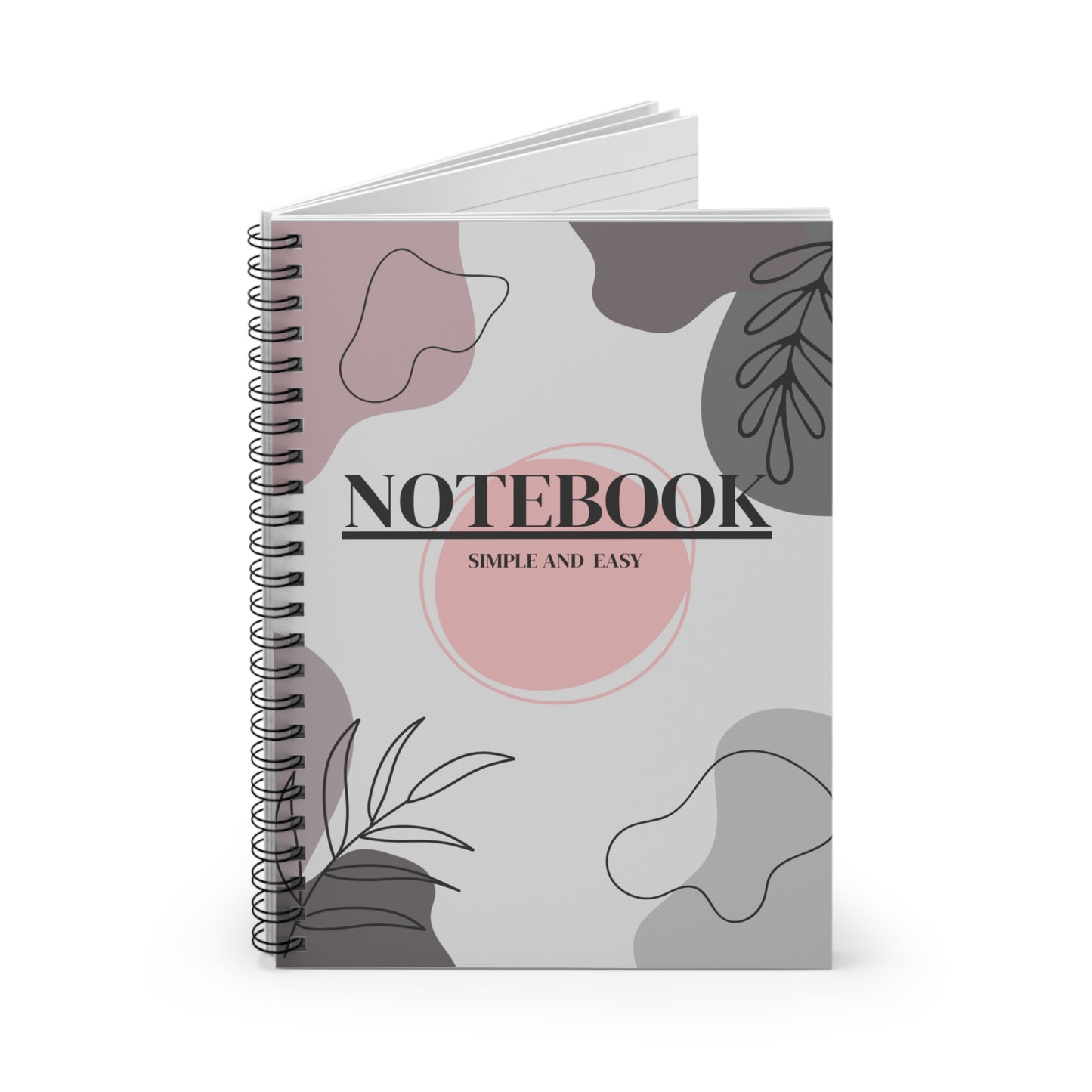 Artistic Spiral Notebook - Gift for Students and Creative Note-taking