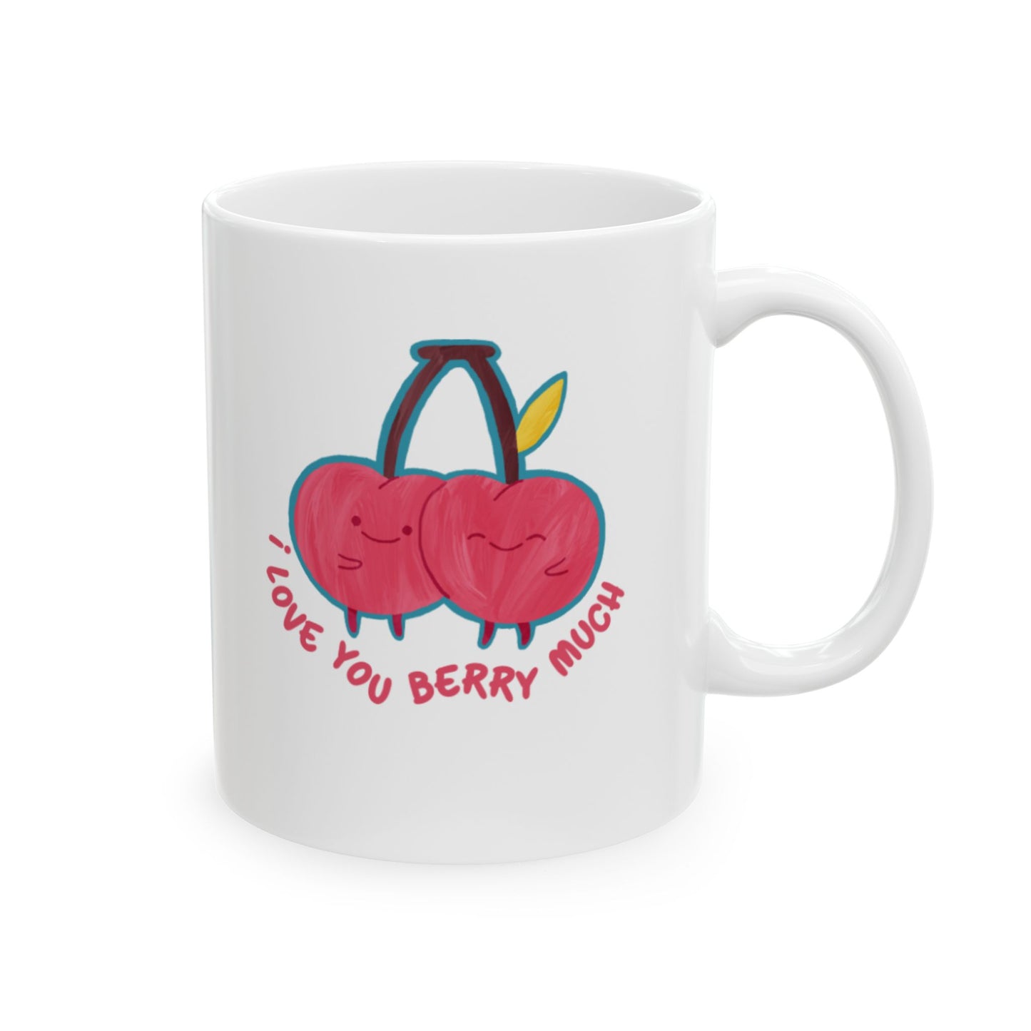 Love You a Bunch Ceramic Mug | Cute Gift for Friends, Family, Coffee Lovers, Birthday, Holidays