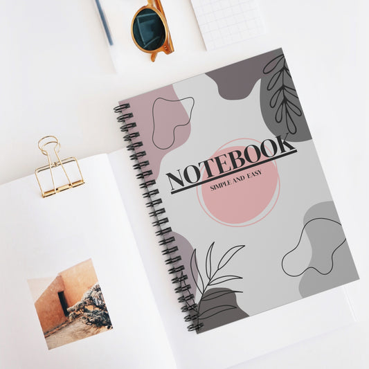 Artistic Spiral Notebook - Gift for Students and Creative Note-taking