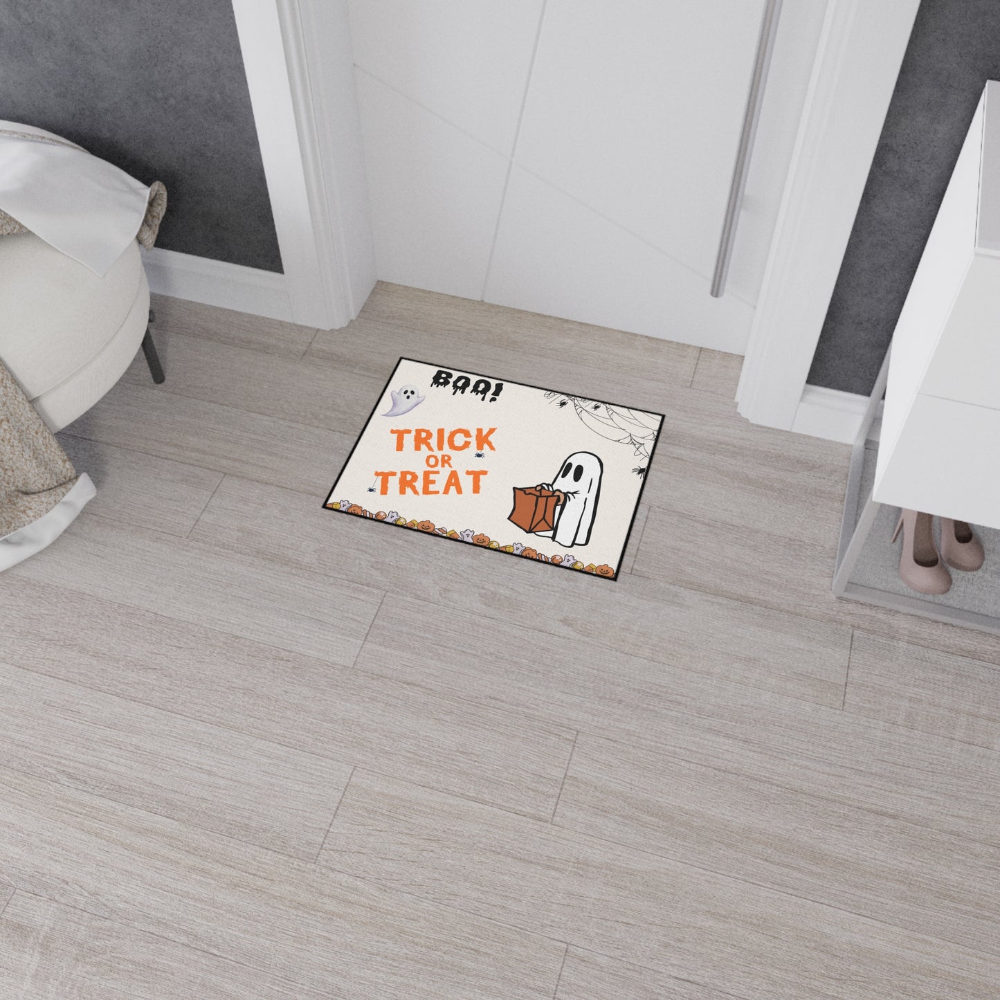 Halloween Floor Mat - Ghost Design