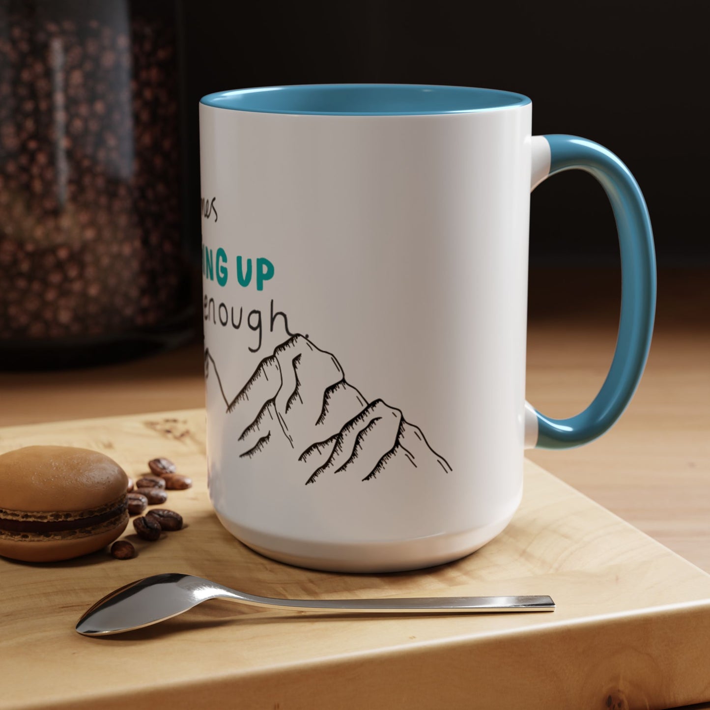 Inspirational Coffee Mug: Nature Vibes, Perfect Gift for Adventure Lovers, Motivational Tea Cup, Unique Office Decor, Self-Care Essential