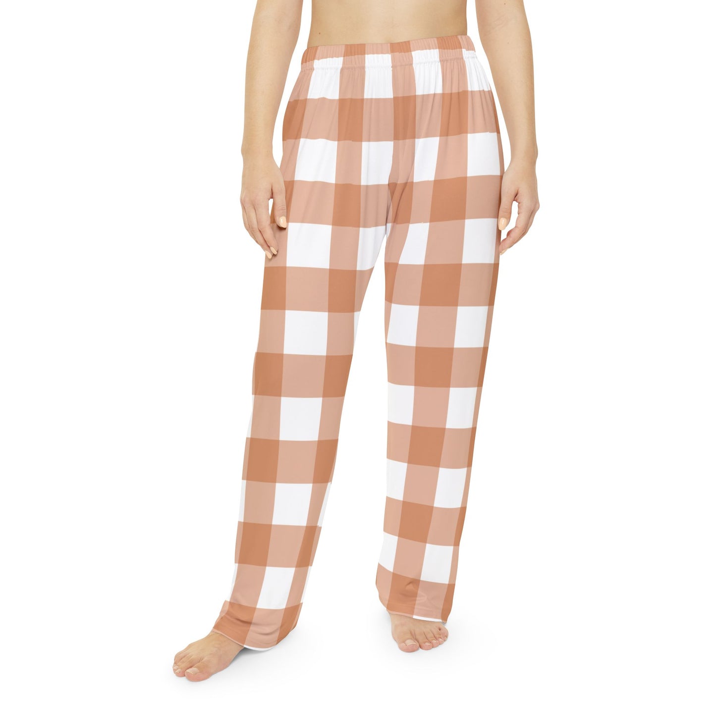 Checkered Women's Pajama Pants - Cozy Lounge Wear and Sleepwear, Gift for Her