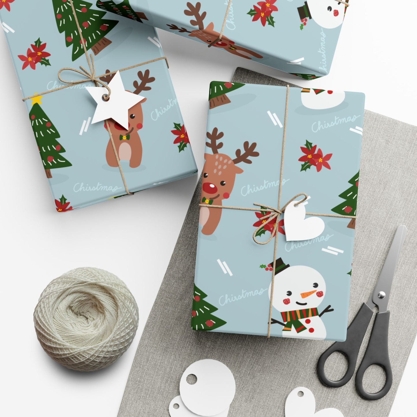 Christmas gift wrap paper