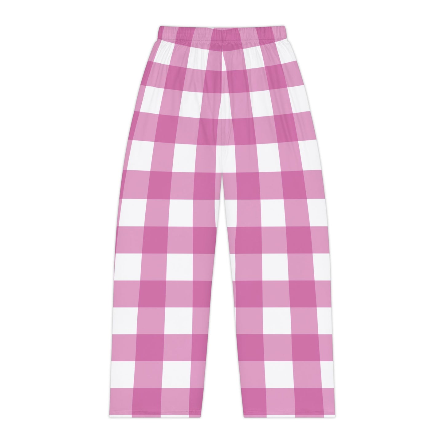 Pink Gingham Pajama Pants
