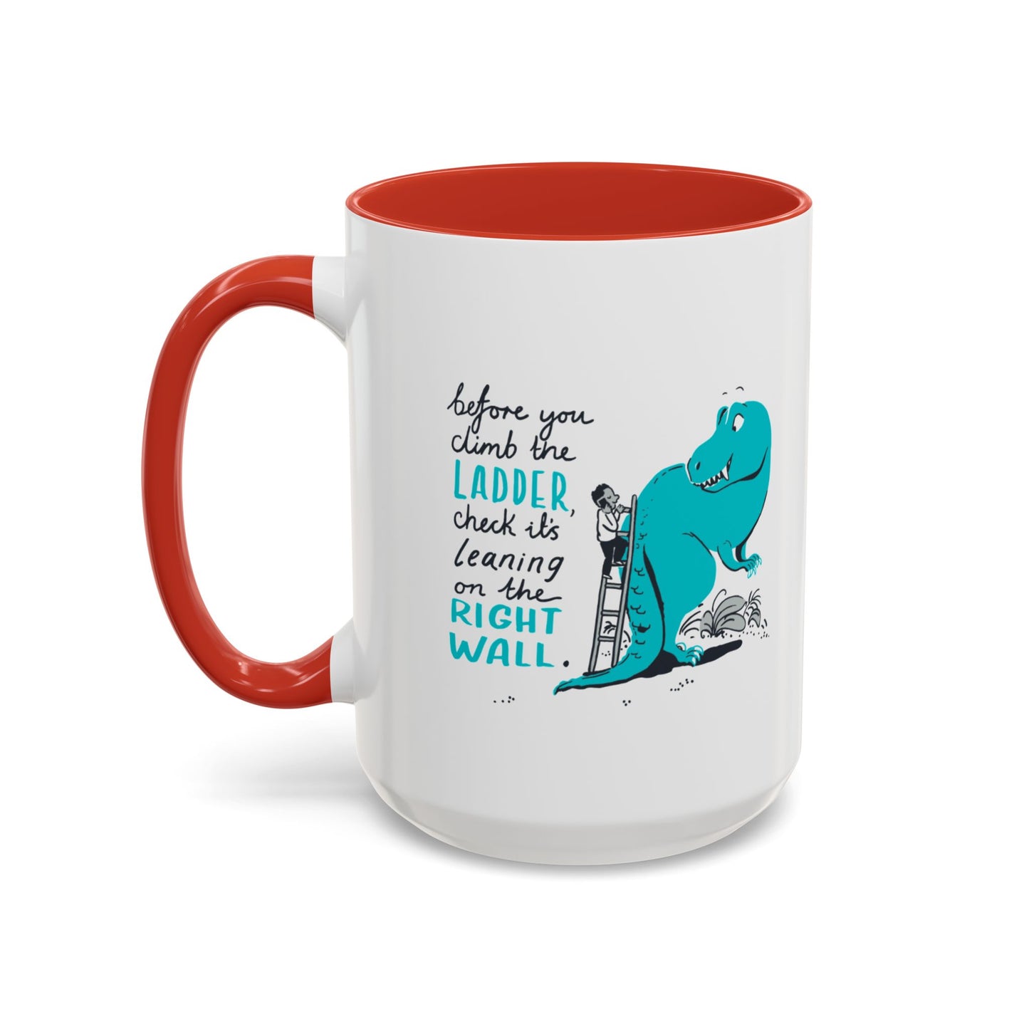 Motivational Coffee Mug with Fun Dinosaur Design | Perfect Gift for Office, Home, and Special Occasions