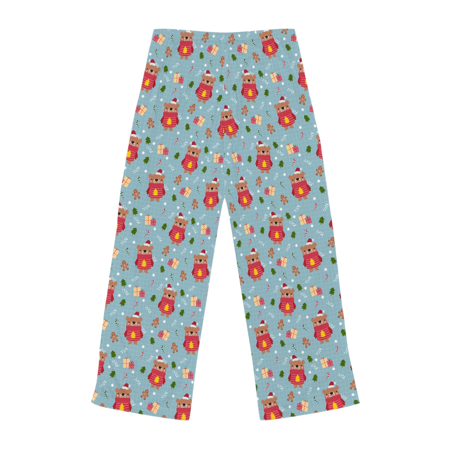 Cozy Women's Pajama Pants with Cute Bear Design