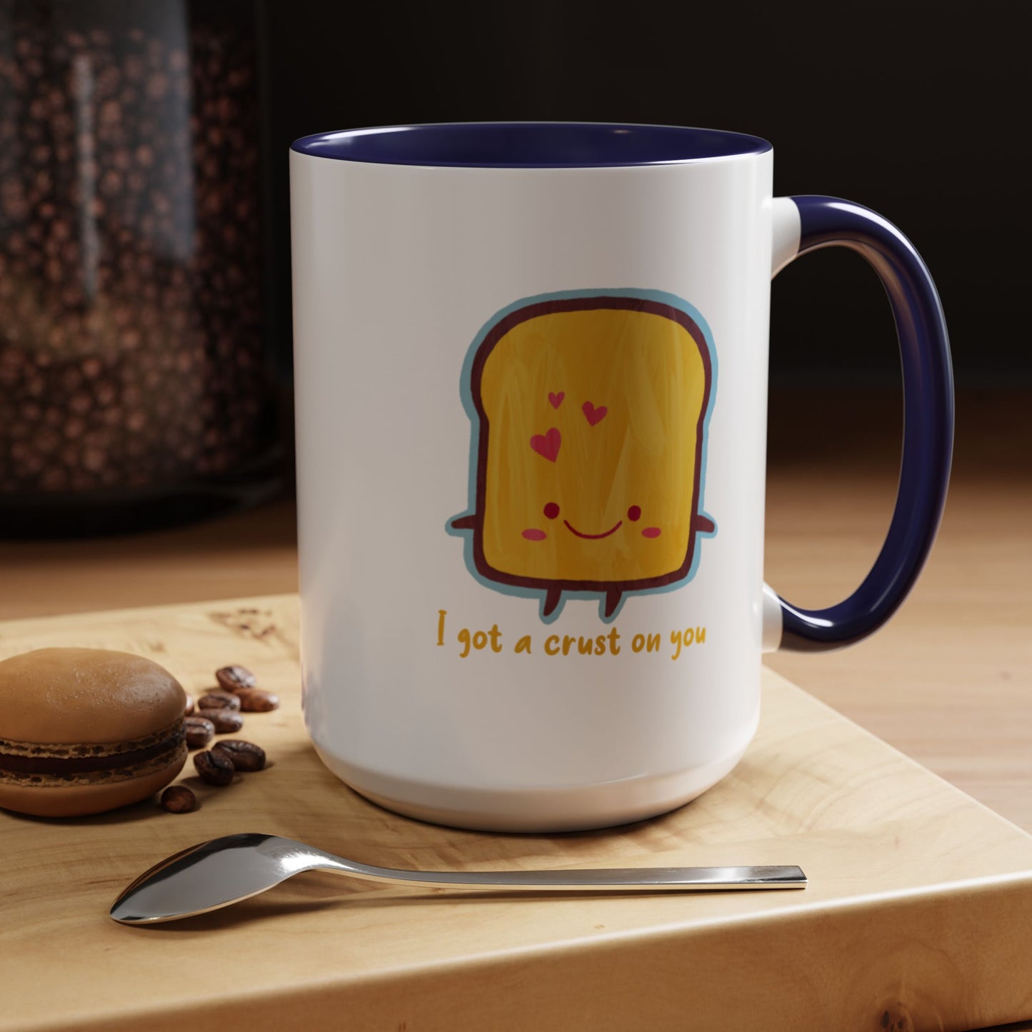 Cute Toast Coffee Mug - Funny Gift for Toast Lovers 11oz/15oz