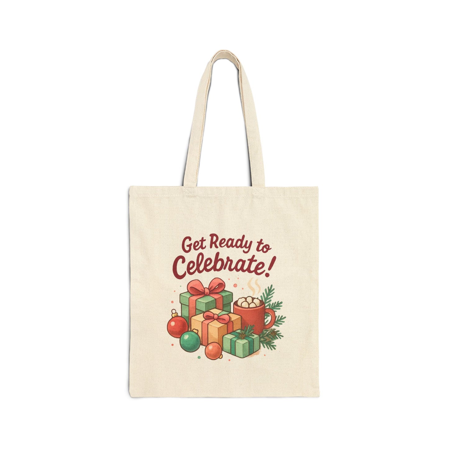 Cotton Canvas Tote Bag - Durable 15"x16" Everyday Shopping Bag