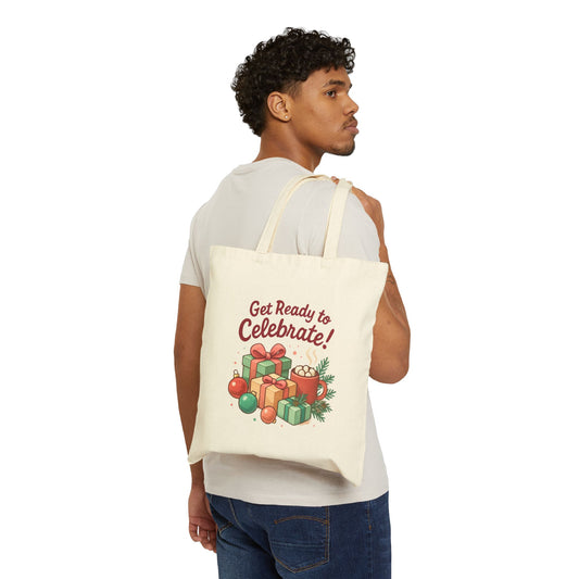 Cotton Canvas Tote Bag - Durable 15"x16" Everyday Shopping Bag