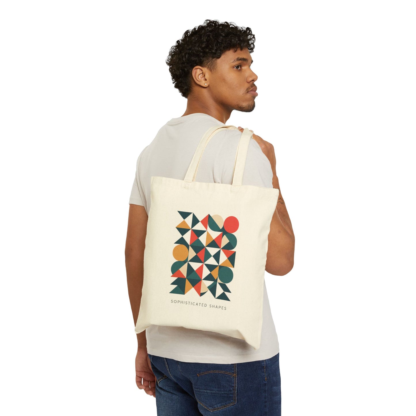 Cotton Canvas Tote Bag - Durable 15"x16" Everyday Tote