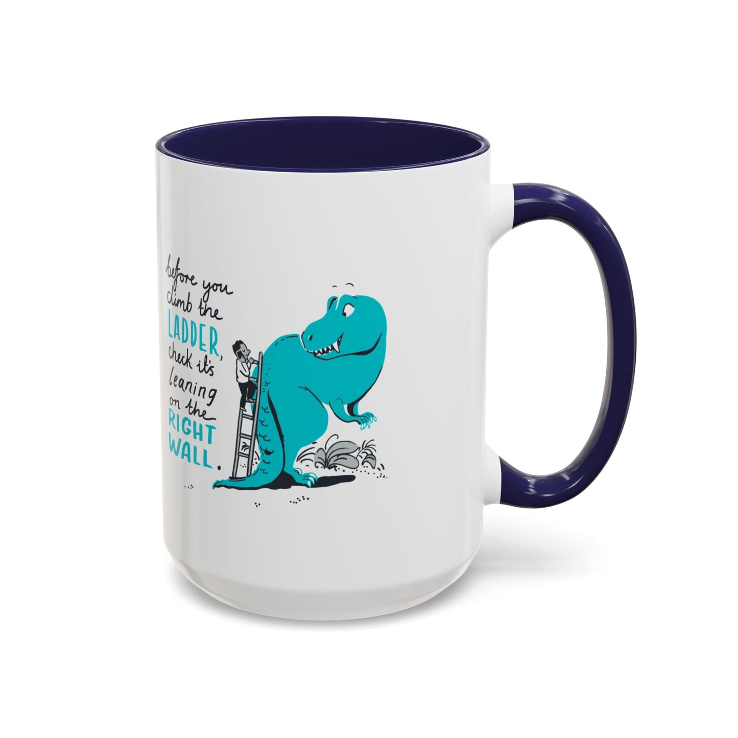 Motivational Coffee Mug with Fun Dinosaur Design | Perfect Gift for Office, Home, and Special Occasions