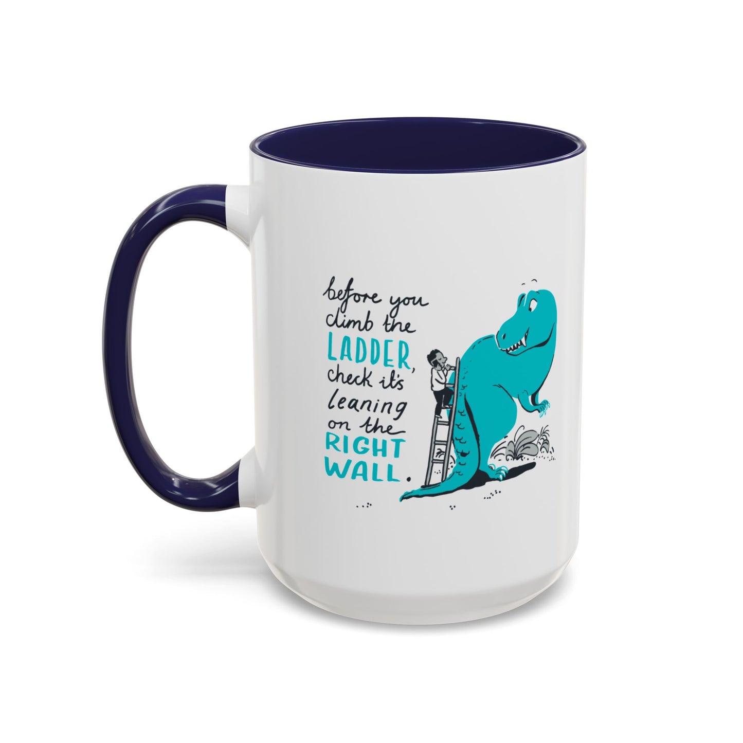 Motivational Coffee Mug with Fun Dinosaur Design | Perfect Gift for Office, Home, and Special Occasions