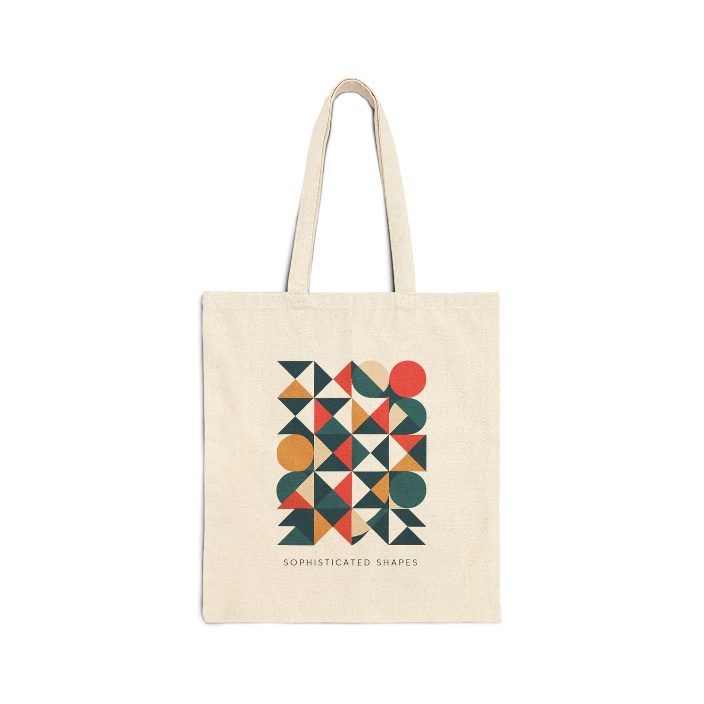 Cotton Canvas Tote Bag - Durable 15"x16" Everyday Tote