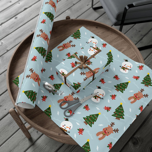 Christmas gift wrap paper