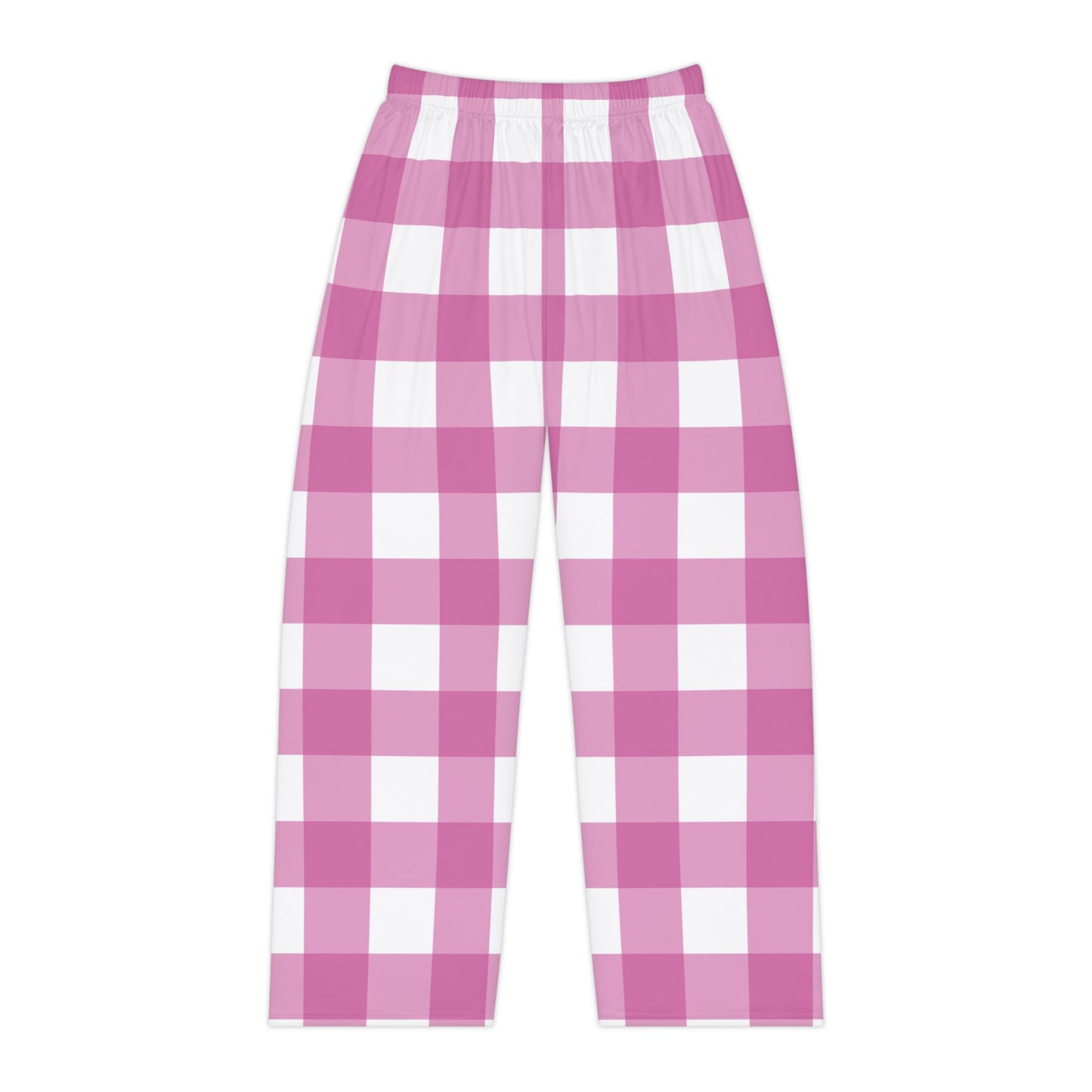 Pink Gingham Pajama Pants
