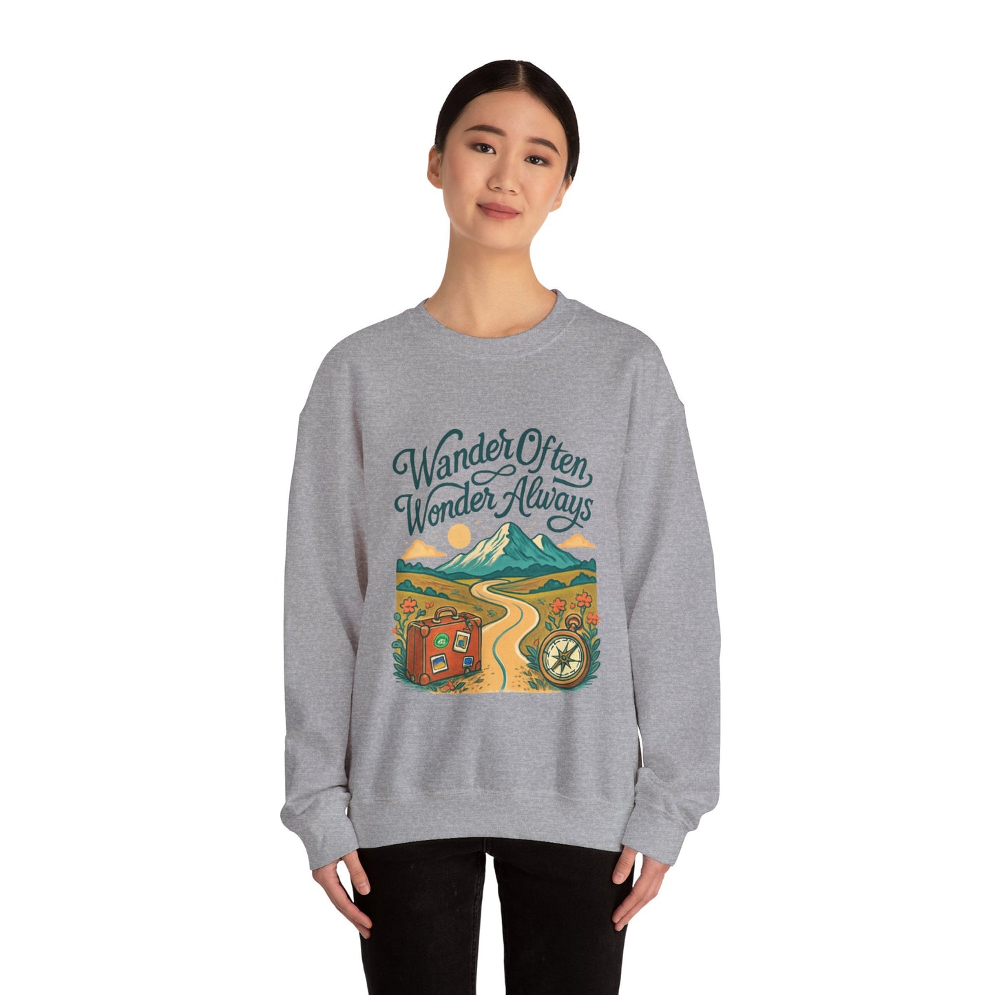 Unisex Heavy Blend™ Crewneck Sweatshirt - Cozy Fleece Pullover