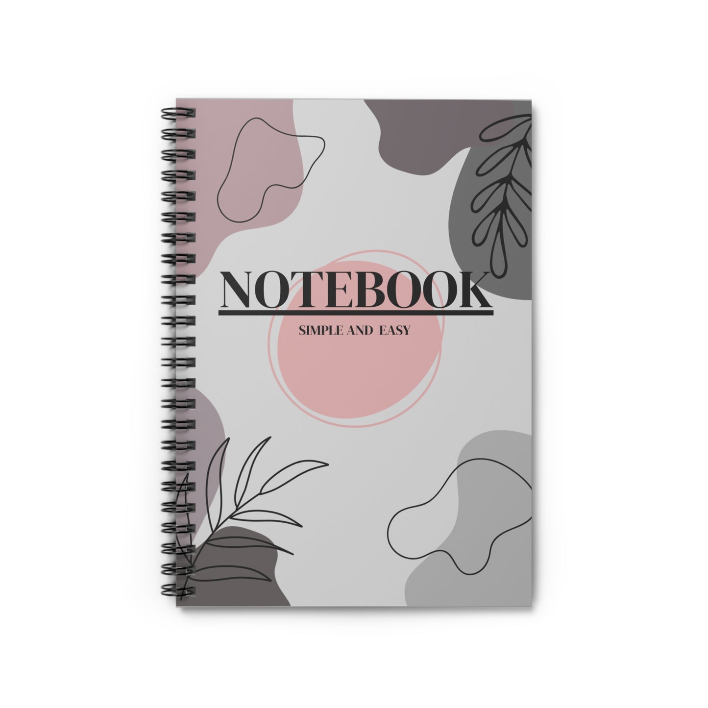 Artistic Spiral Notebook - Gift for Students and Creative Note-taking