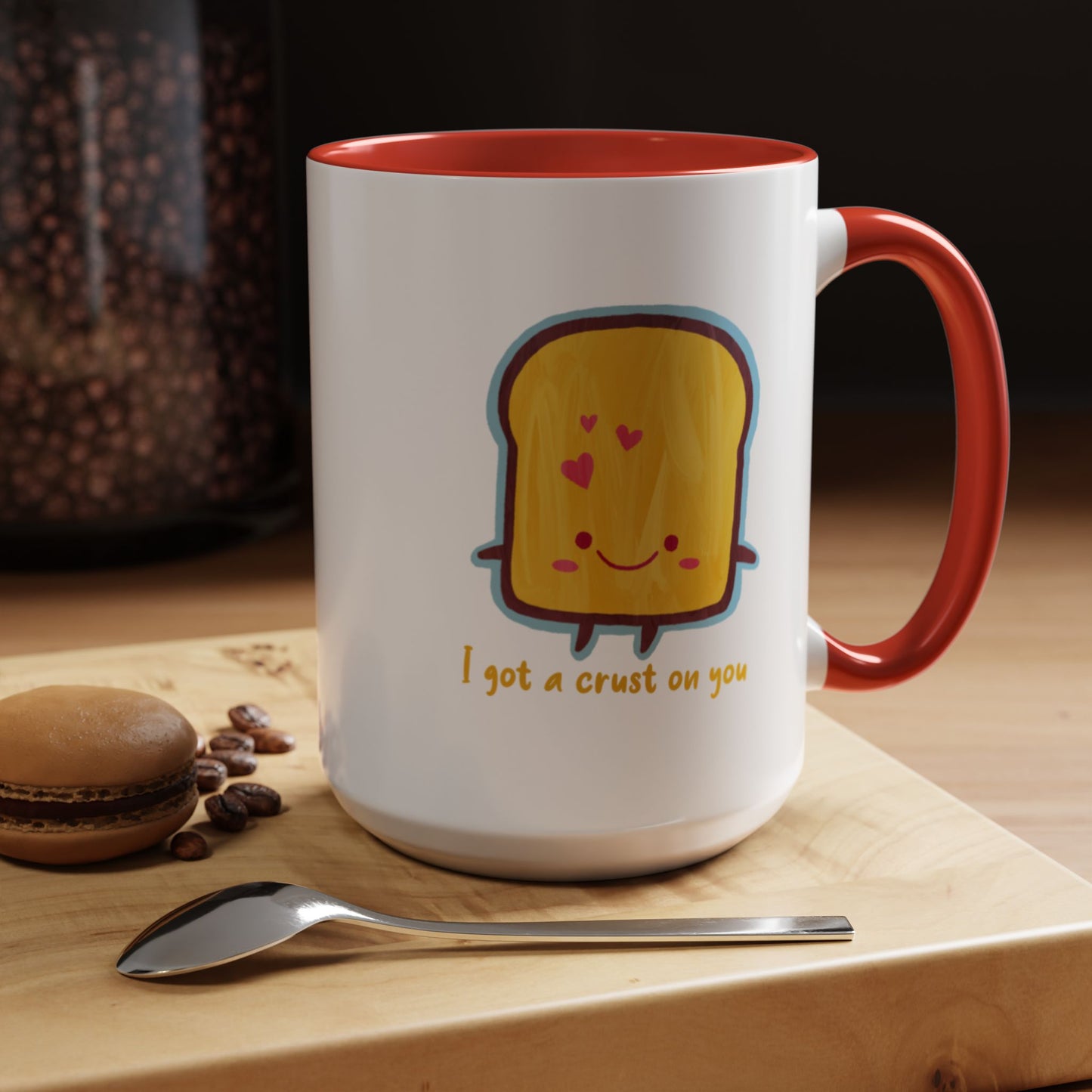 Cute Toast Coffee Mug - Funny Gift for Toast Lovers 11oz/15oz