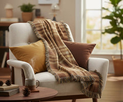 Woven Blanket - Cozy Home Décor and Fall Gift