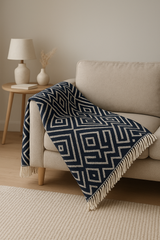 Woven Blanket - Bohemian Style Home Decor and Gift Idea