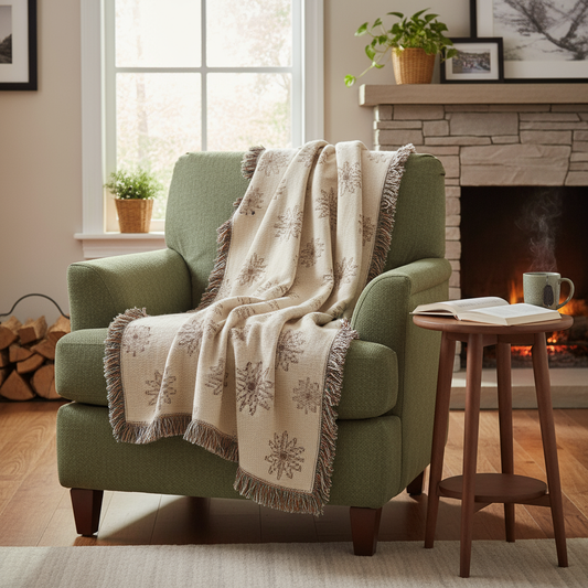 Woven Blanket - Cozy Home Decor and Housewarming Gift