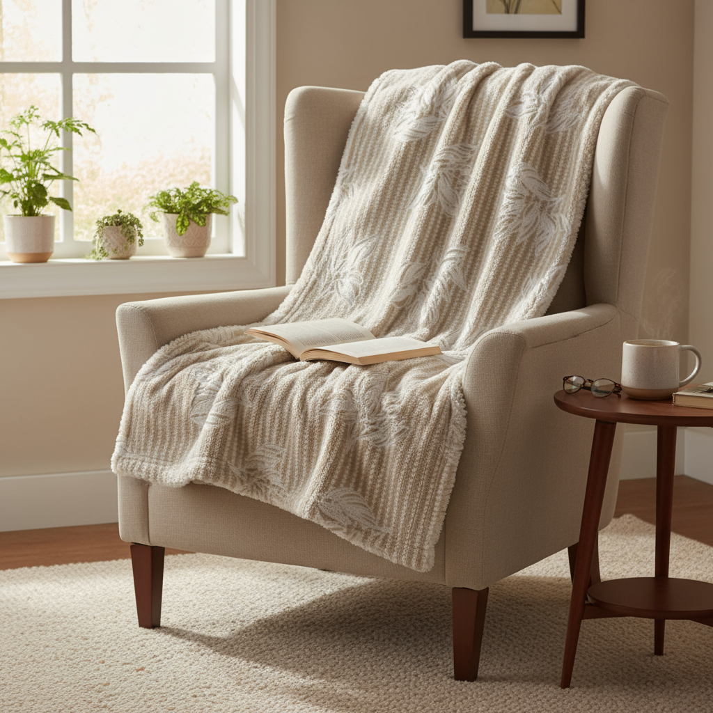 Floral Sherpa Blanket