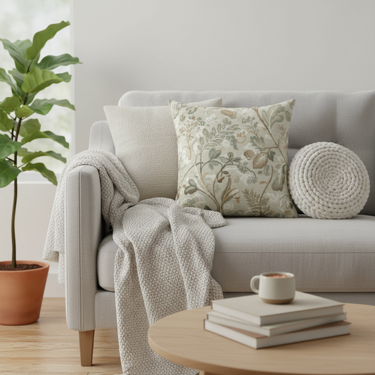 Floral Square Pillow