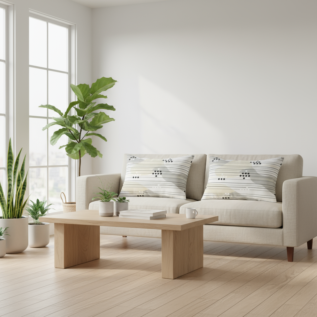 Abstract Lumbar Pillow