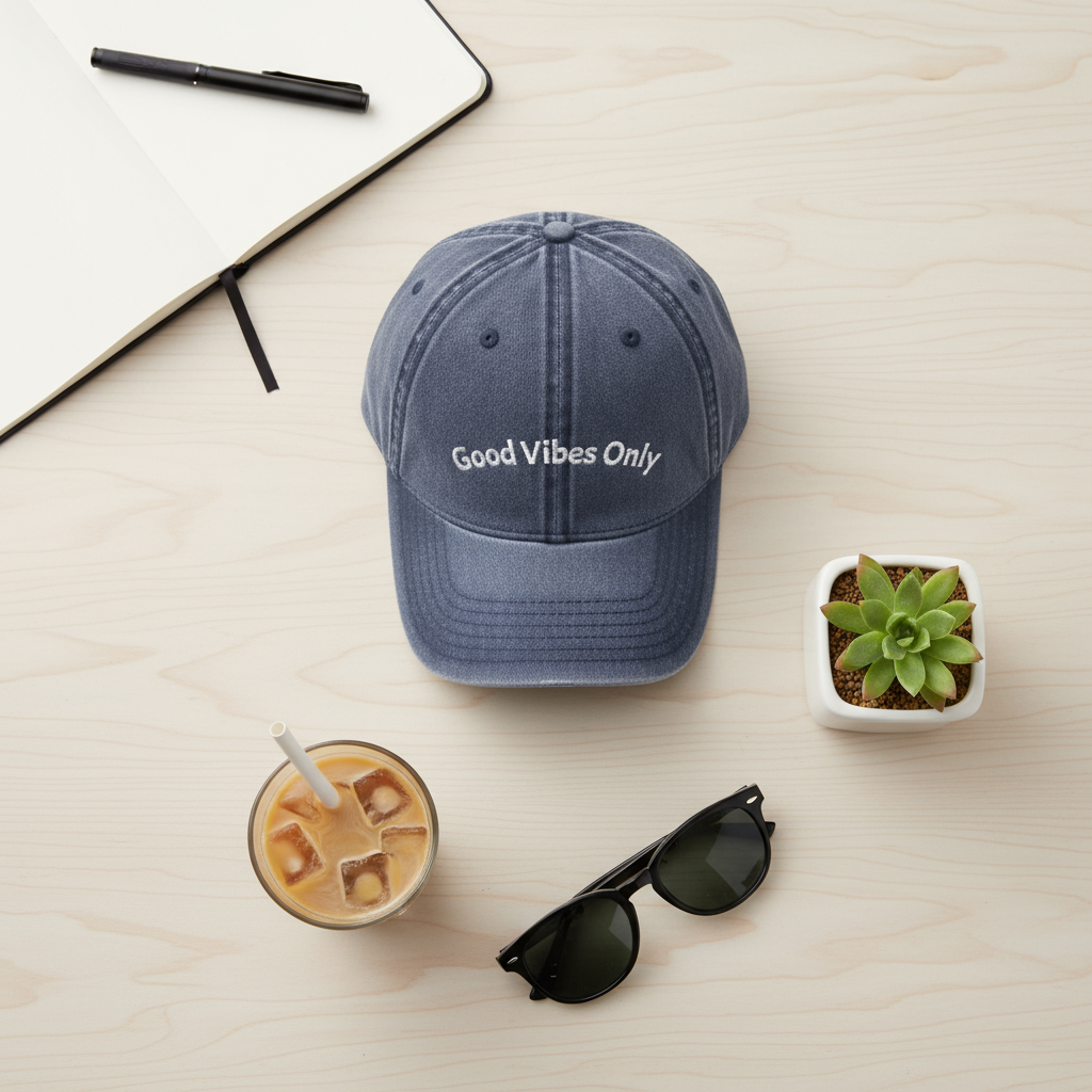 Vintage Cap - Good Vibes Only Hat