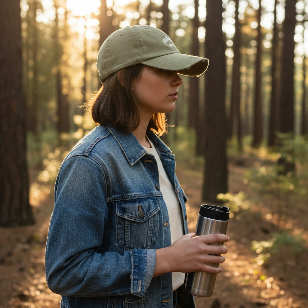 Distressed Cap - Nature Lover Design
