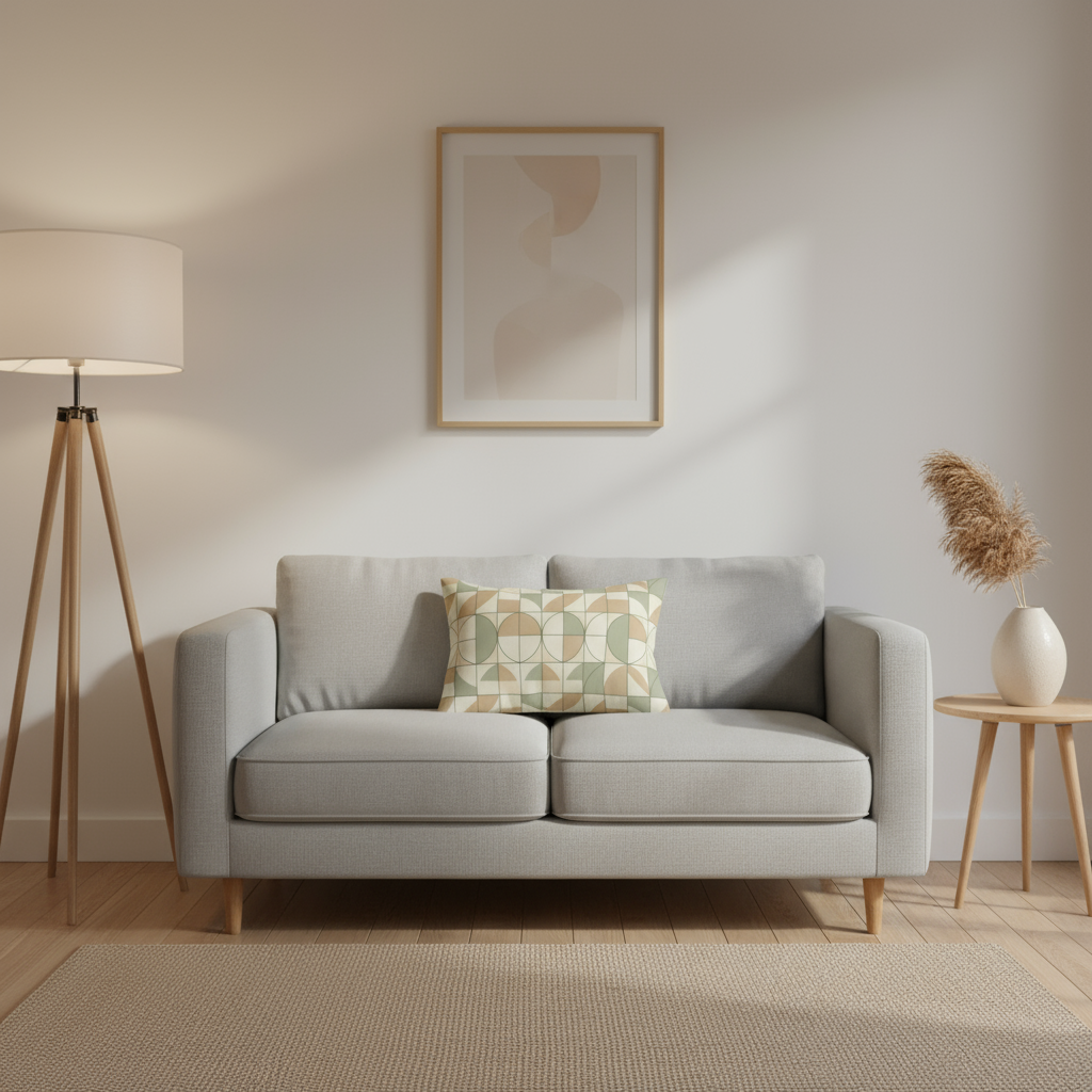 Geometric Lumbar Pillow