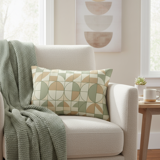 Geometric Lumbar Pillow