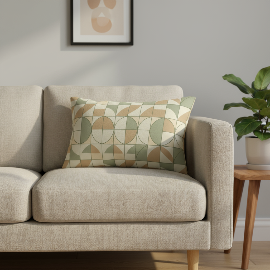 Geometric Lumbar Pillow