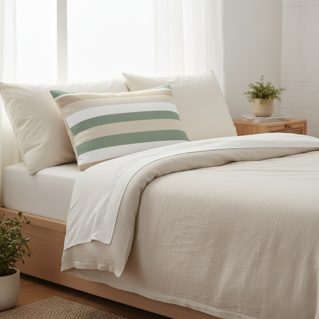 Lumbar Pillow - Modern Striped Cozy Home Decor Accent