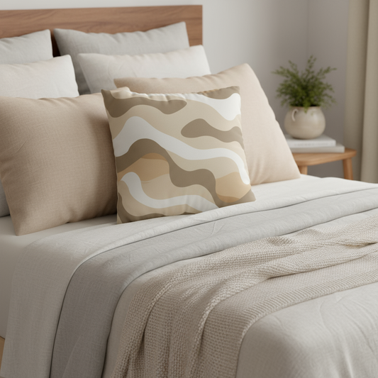 Abstract Wave Pillowcase